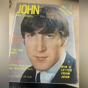 Very Rare 1964 ,Teen Screen Magazine, The Life of John Lennon. Nice condition.